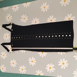 Venus Black Dress with Silver Studs